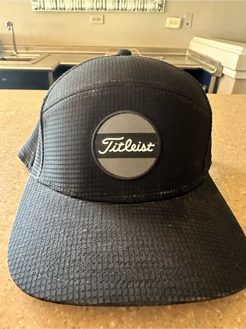 Titleist Black and Gray Patch Golf Cap